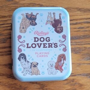 Ridley’s Delightful Colorful Dog Lovers Deck Of Playing Cards With Case.